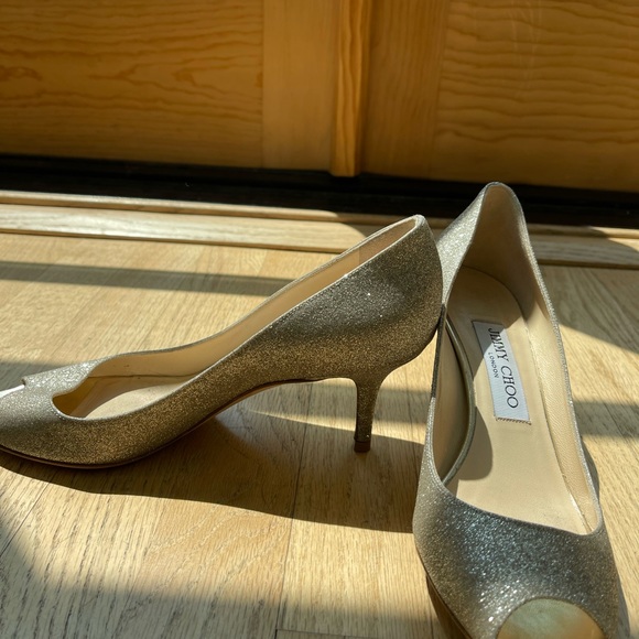 Jimmy choo Romy 60 in platinum ice size 36 1/2 - Picture 5 of 10